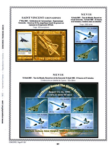 page concorde_907__ de album collection concorde de timbres