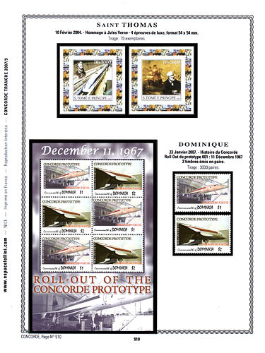 page concorde_910__ de album collection concorde de timbres