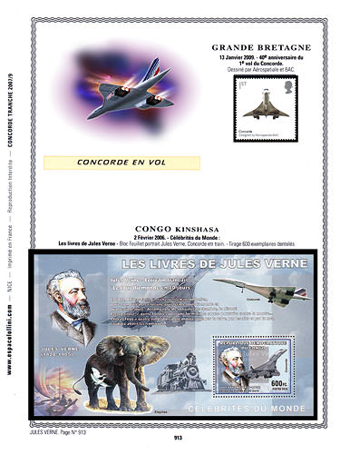 page concorde_913__ de album collection concorde de timbres