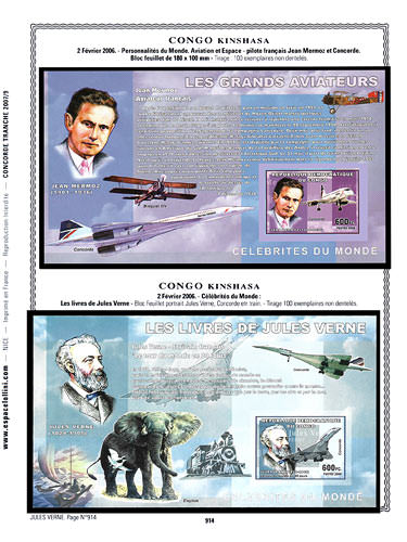 page concorde_914__ de album collection concorde de timbres
