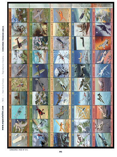 page concorde_915__ de album collection concorde de timbres