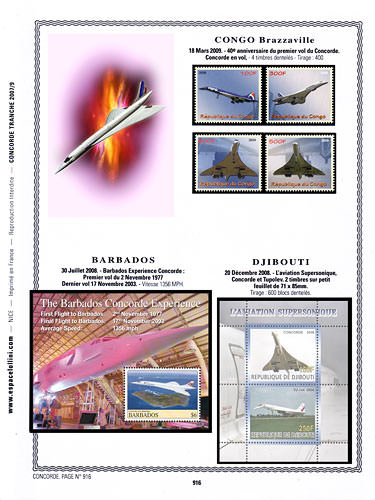 page concorde_916__ de album collection concorde de timbres