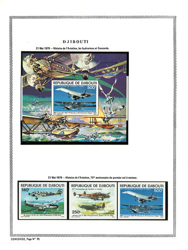 page concorde_95__ de album collection concorde de timbres