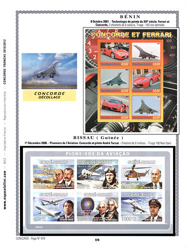 page concorde_978__ de album collection concorde de timbres