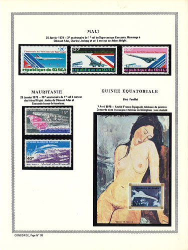 page number concorde_99__ from album concorde to collect stamps