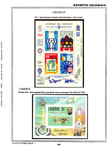 page number _1004__ from album espace to collect stamps