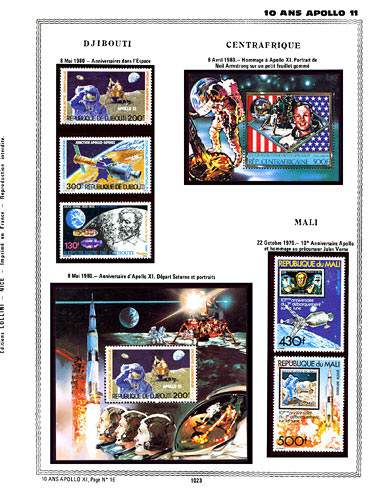 page number _1023__ from album espace to collect stamps