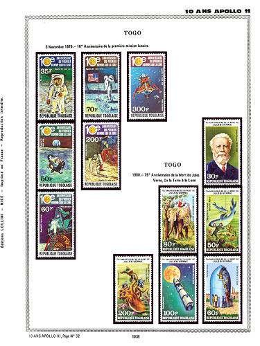 page _1039__ de album collection espace de timbres