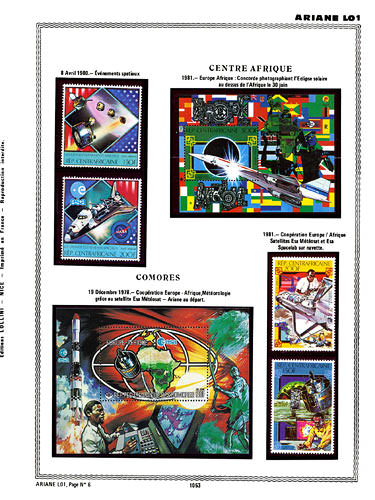 page number _1053__ from album espace to collect stamps
