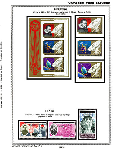 page number _1087_C_ from album espace to collect stamps