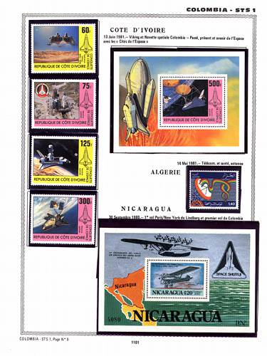 page number _1101__ from album espace to collect stamps