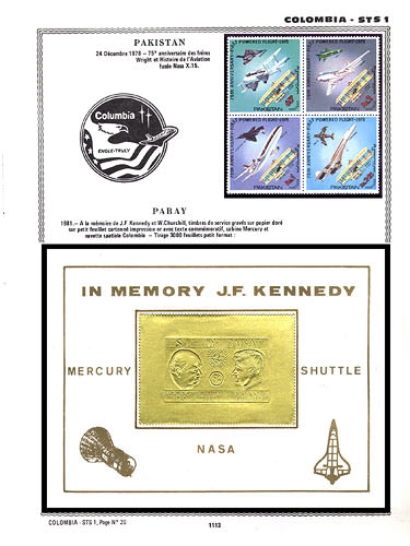 page number _1113__ from album espace to collect stamps