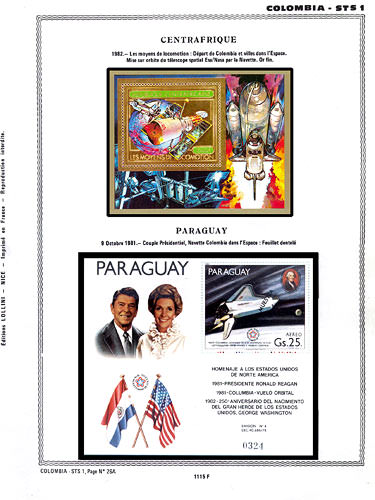 page number _1115_F_ from album espace to collect stamps