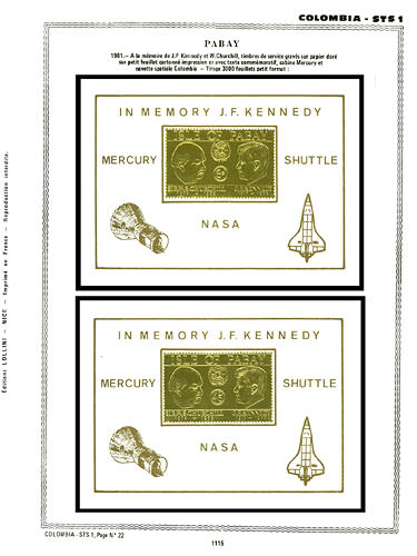 page number _1115__ from album espace to collect stamps