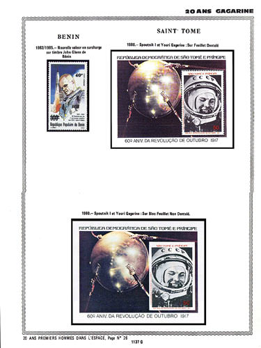 page number _1137_G_ from album espace to collect stamps