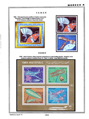 page _1154_D_ de album collection espace de timbres
