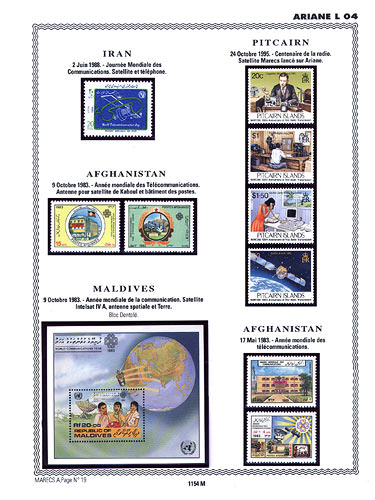 page _1154_M_ de album collection espace de timbres