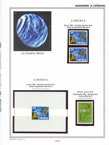 page number _116_A_ from album espace to collect stamps
