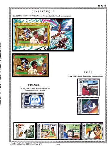page _1195_A_ de album collection espace de timbres
