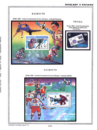 page number _1214_E_ from album espace to collect stamps