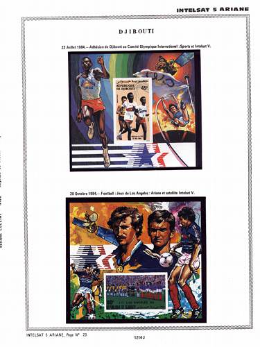 page number _1214_J_ from album espace to collect stamps