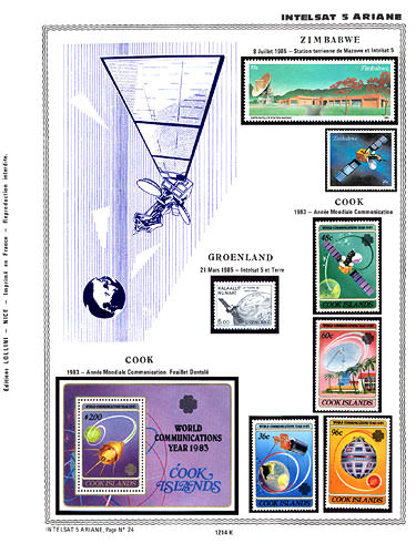 page number _1214_K_ from album espace to collect stamps