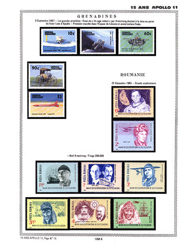 page number _1268_G_ from album espace to collect stamps