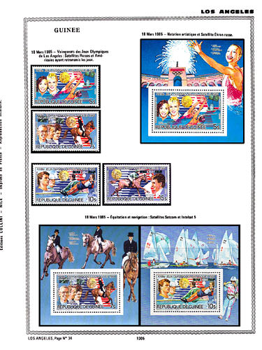 page _1305__ de album collection espace de timbres