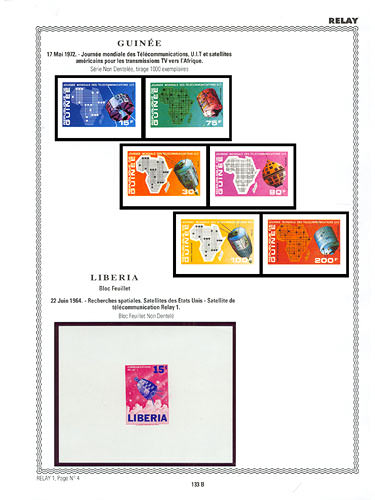 page number _133_B_ from album espace to collect stamps