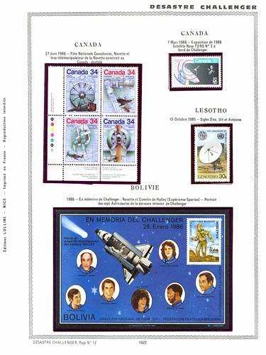 page number _1422__ from album espace to collect stamps