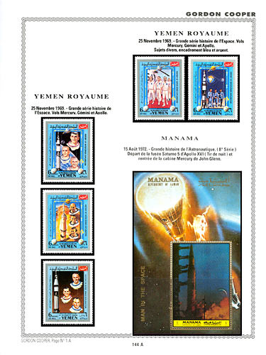 page number _144_A_ from album espace to collect stamps