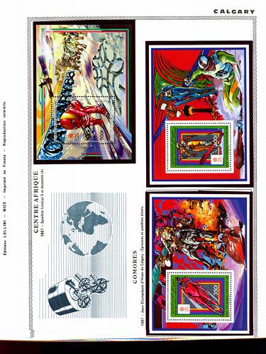 page number _1456_D_ from album espace to collect stamps
