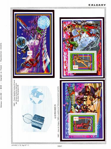 page number _1456_F_ from album espace to collect stamps