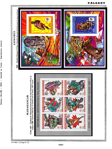 page number _1456_K_ from album espace to collect stamps