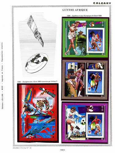 page number _1456_S_ from album espace to collect stamps