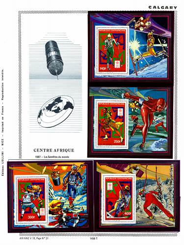 page number _1456_T_ from album espace to collect stamps