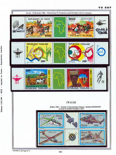 page number _1502__ from album espace to collect stamps
