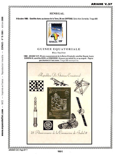 page number _1553_C_ from album espace to collect stamps
