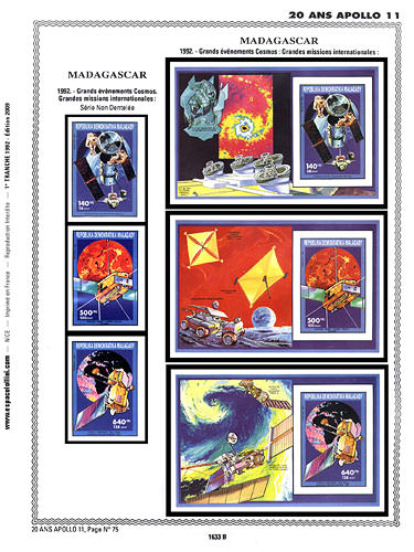 page _1633_B_ de album collection espace de timbres
