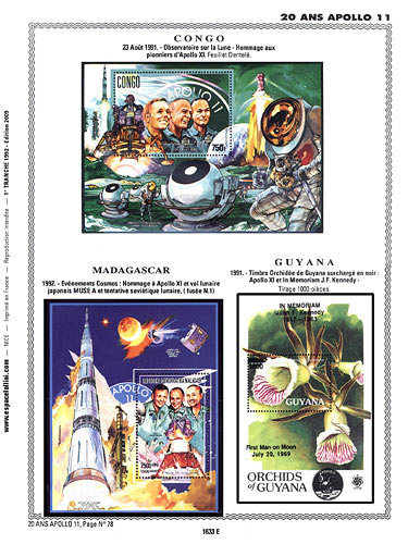 page _1633_E_ de album collection espace de timbres
