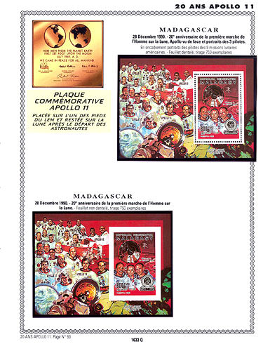 page _1633_Q_ de album collection espace de timbres