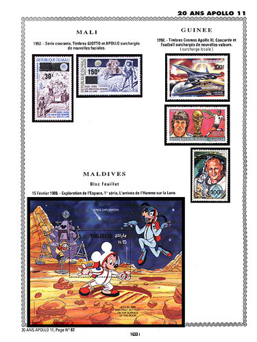 page number _1633_i_ from album espace to collect stamps