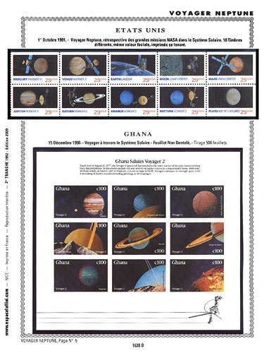 page number _1638_B_ from album espace to collect stamps