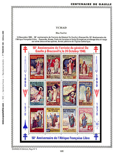 page number _1672__ from album espace to collect stamps