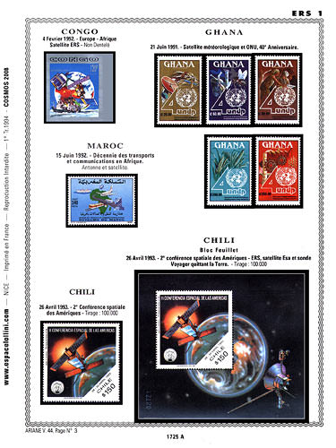 page number _1725_A_ from album espace to collect stamps