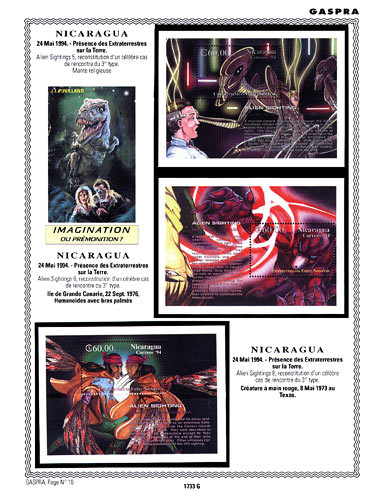 page number _1733_G_ from album espace to collect stamps