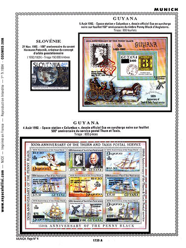 page number _1739_A_ from album espace to collect stamps
