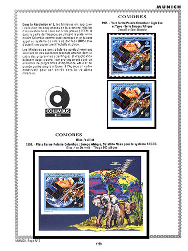page number _1739__ from album espace to collect stamps