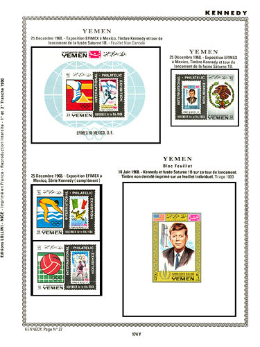 page _174_Y_ de album collection espace de timbres