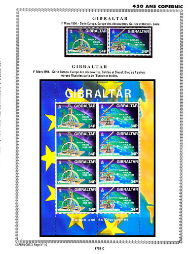 page number _1798_C_ from album espace to collect stamps